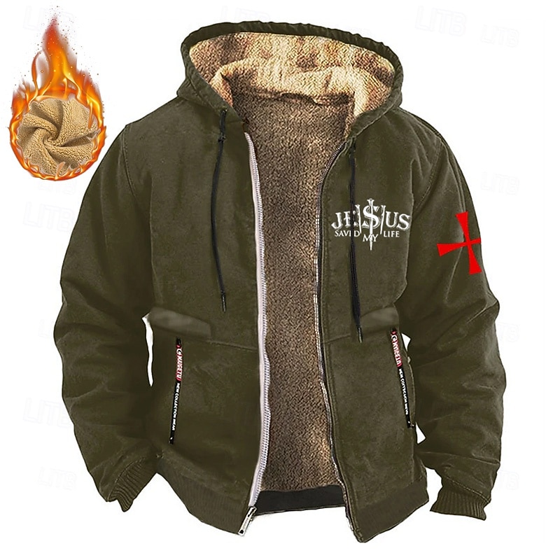 Homme Jésus Cowboy Sweat-shirt manche longue Pulls molletonnés Capuche Rétro Vintage style occidental Sport & Loisir Vacances Automne hiver Noir Marron Vert Vêtement Tenue Designer Impression de 2026 ? $37.99 –P5