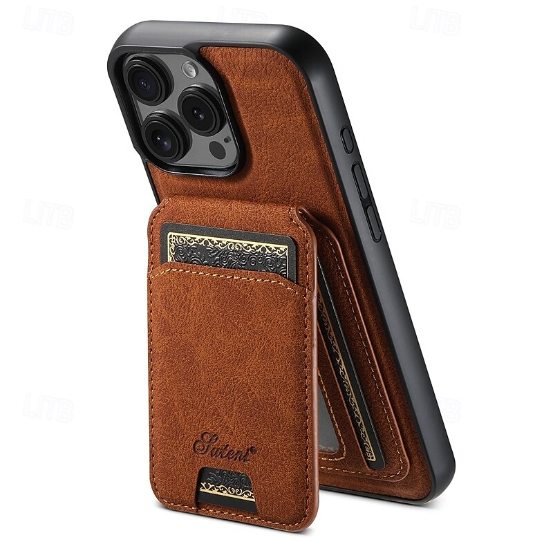 Phone Case For iPhone 16 Pro Max Plus iPhone 15 Pro Max Plus iPhone 14 13 12 Pro Max Plus iPhone 14 Pro Max iPhone 13 12 Pro Max Back Cover with Stand Holder Detachable Magnetic Retro TPU PC PU 2025 - $24.99 –P6