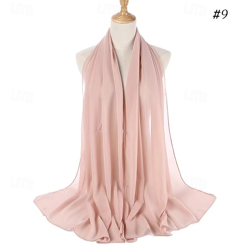 Mother's Wraps Elegant Voiles & Sheers Sleeveless Illusion Sleeve Chiffon Wedding Wraps With Ruffles For Party Summer 2025 - $52.99 –P9