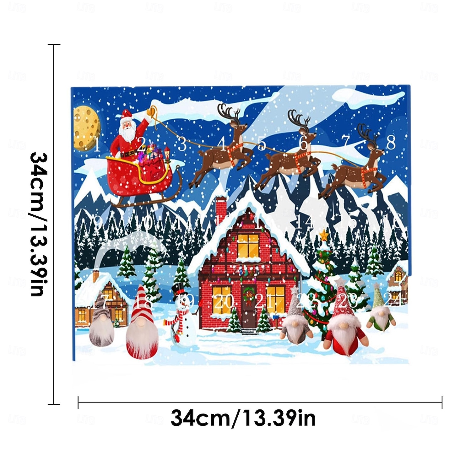 calendar de advent gnome de Crăciun 2024, 24 piese decor gnome calendarul de advent de Crăciun numărătoare inversă de Crăciun, figurine de jucărie de colecție păpușă pitică gonks, ornament de calendar 2025 - $59.99 –P1