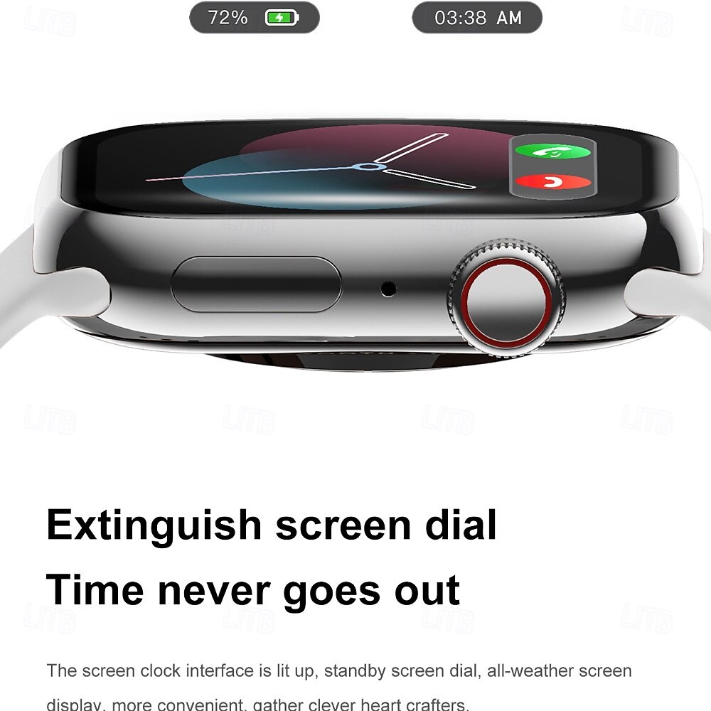 696 iW10 Slimme horloge 1.85 inch(es) Slimme armband Smartwatch Bluetooth Gespreksherinnering Slaaptracker Hartslagmeter Compatibel met: Android iOS Heren Handsfree bellen IP 67 44 mm horlogekast 2025 - $47.99 –P16