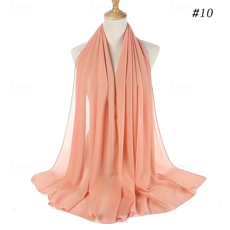 Mother's Wraps Elegant Voiles & Sheers Sleeveless Illusion Sleeve Chiffon Wedding Wraps With Ruffles For Party Summer 2025 - $52.99 –P10
