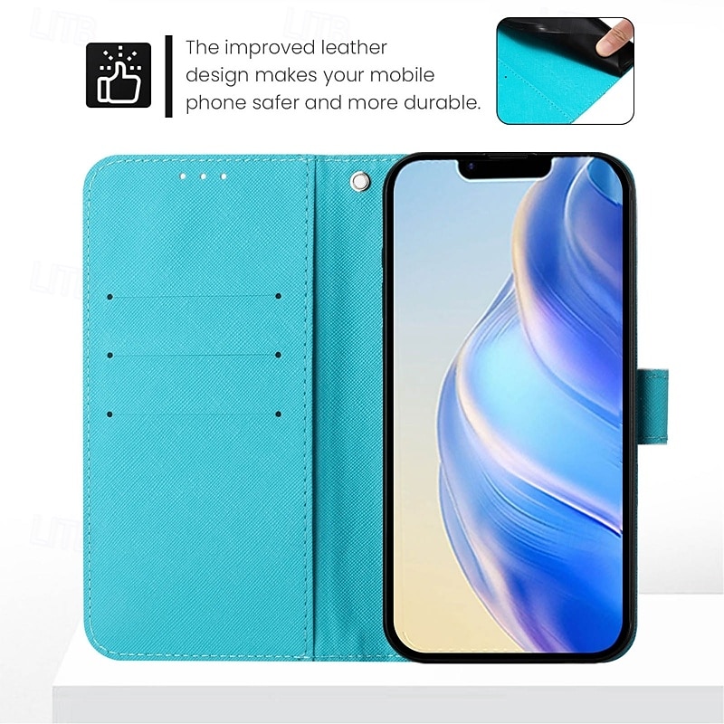 телефон Кейс для Назначение iPhone 16 Про Макс Плюс Айфон 15 Про Макс Плюс iPhone 14 13 12 11 Pro Max Plus Mini SE Кошелек для карт со стендом Магнитный Полная защита тела Ретро ТПУ Кожа PU 2025 - $15.99 –P4
