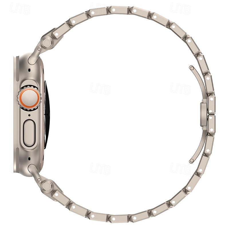 Solo Loop Kompatibilis valamivel Apple Watch óraszíj 42mm 44mm 45mm 49mm Fém kapocs Állítható Rozsdamentes acél Csere óraszíj mert iwatch Ultra 2 Series 9 8 7 SE 6 5 4 3 2 1 2025 - $42.99 –P9