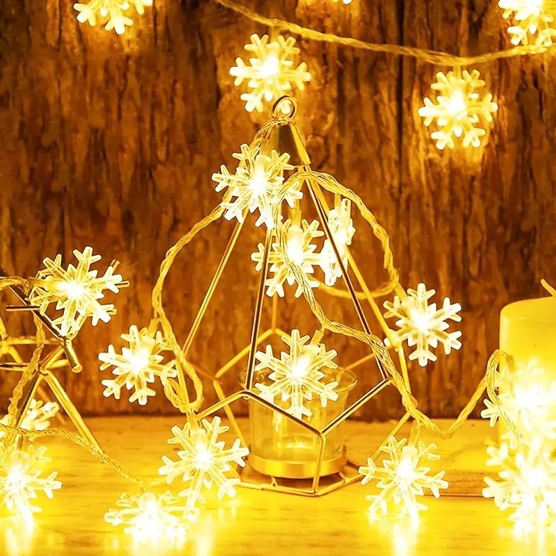 Guirlande lumineuse à LED blanc chaud de 3 m, guirlande lumineuse de vacances alimentée par batterie pour décorations de mariage, de Noël et de fête en intérieur de 2025 ? $12.99 –P2