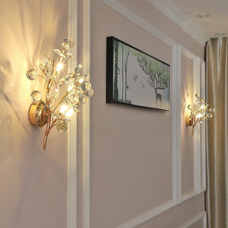 nowoczesne kinkiety wewnętrzne do wnętrz salon sypialnia metalowa lampa ścienna kinkiety nowoczesne kinkiety luksusowe kinkiety 110-240v 5w 2025 - $124.99 –P3
