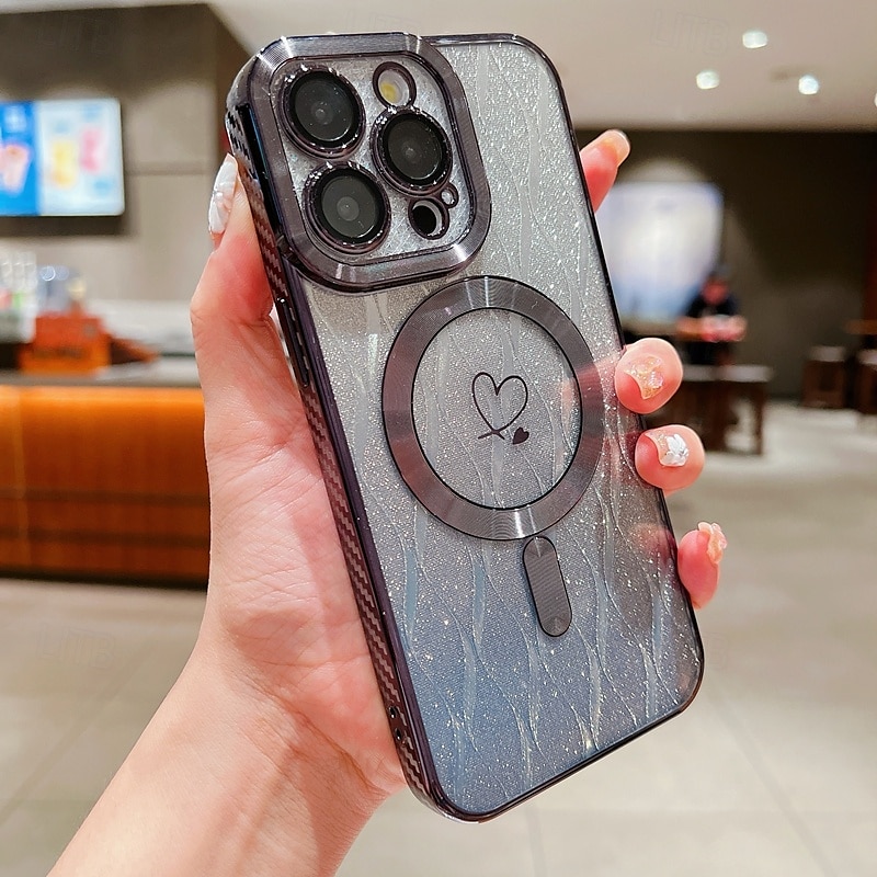 2025年 電話 ケース 用途 iPhone 16 Pro Max プラス iPhone 15 プロマックスプラス iPhone 14 13 12 11 Pro Max Plus iPhone 14 Pro Max iPhone 13 12 11 Pro Max バックカバー 磁石バックル ワイヤレス充電をサポート 耐衝撃 レトロ風 TPU アクリル  コレクション – $16.99 –P17