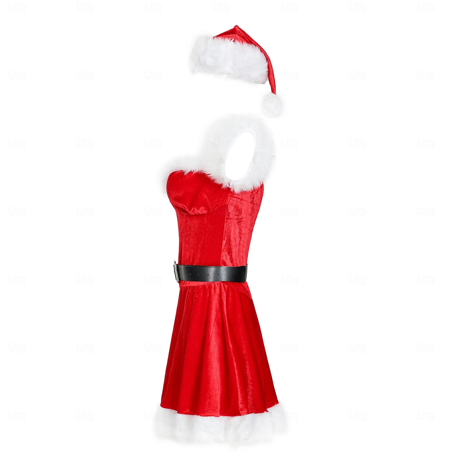Mikulás ruhák Mikulás Mrs.Claus Karácsonyi ruha Mikulás ruhák Szexi jelmezek Mikulás sapka Női Karácsony Álarcos mulatság Szexi Cosplay jelmez Felnőttek Parti Karácsony Ruha Öv Kalap 2025 - $29.99 –P5