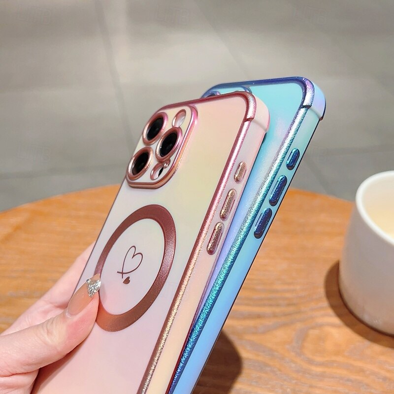 2025年 電話 ケース 用途 iPhone 16 Pro Max プラス iPhone 15 プロマックスプラス iPhone 14 13 12 Pro Max Plus iPhone 14 Pro Max iPhone 13 12 Pro Max バックカバー 磁石バックル ワイヤレス充電をサポート 耐衝撃 レトロ風 TPU 仕上げ  コレクション – $17.99 –P10