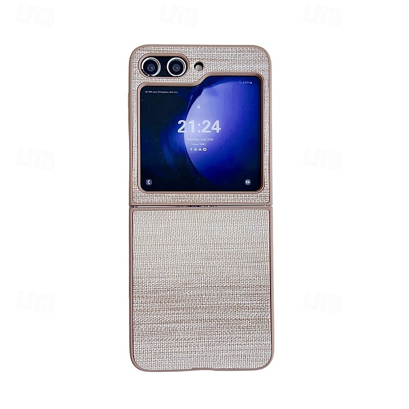 телефон Кейс для Назначение SSamsung Galaxy Z-флип 7 Z-флип 6 Z Flip 5 Z Flip 4 Z Flip 3 Кейс на заднюю панель Защита от удара Ретро ТПУ Кожа PU 2025 - $16.99 –P3