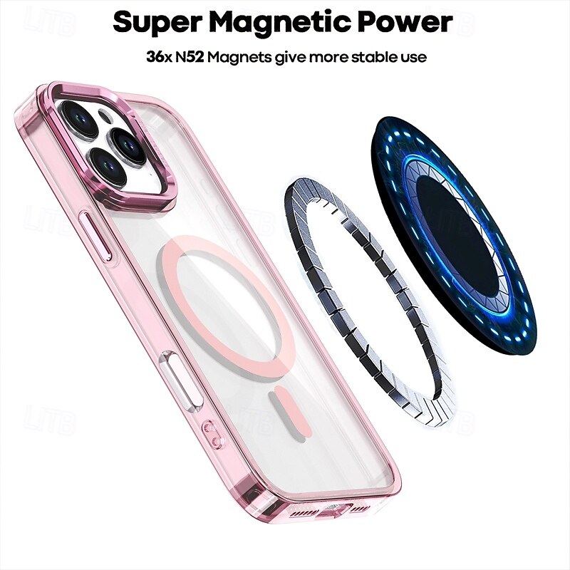 телефон Кейс для Назначение iPhone 16 Про Макс Плюс Айфон 15 Про Макс Плюс iPhone 14 13 12 Pro Max Plus iPhone 14 Pro Max iPhone 13 12 Pro Max Кейс на заднюю панель 2025 - $18.99 –P5