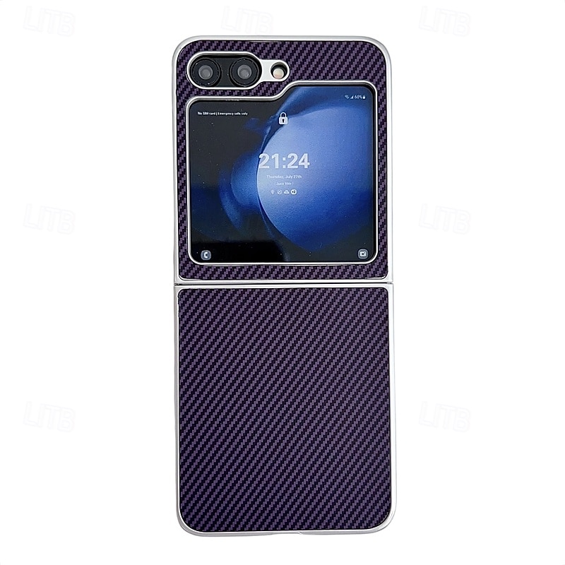 Phone Case For Samsung Galaxy Z Flip 7 Z Flip 6 Z Flip 5 Z Flip 4 Z Flip 3 Back Cover Shockproof Retro TPU PU Leather 2025 - $13.99 –P18