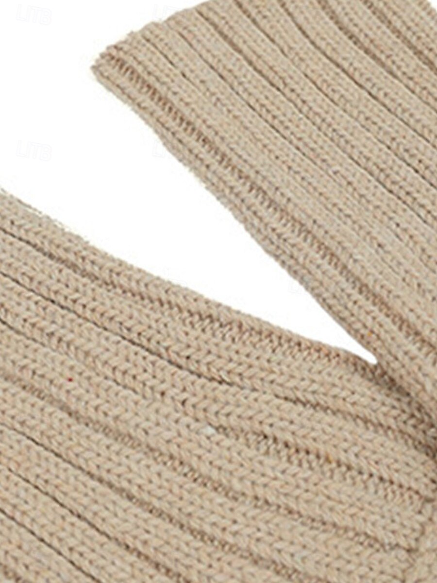Femme Pull Chandail Gilet Cardigan Décontractées Flexible Couleur monochrome A côtes Ouvrir le devant Tricoté Manche Chauve-souris manche longue Hauts réguliers Tricoter Extérieur du quotidien Fin de de 2025 ? $48.99 –P10