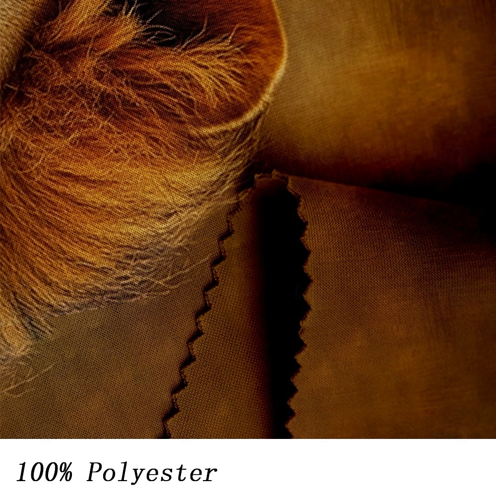 Per uomo Leone Felpa con Cappuccio Felpe con cappuccio Felpa Quotidiano Casual Manica Lunga Con Cappuccio Vacanza Sport all'Aperto Abbigliamento casual alla moda Marrone Stampato Tasca Frontale del 2026 a $30.99 –P3