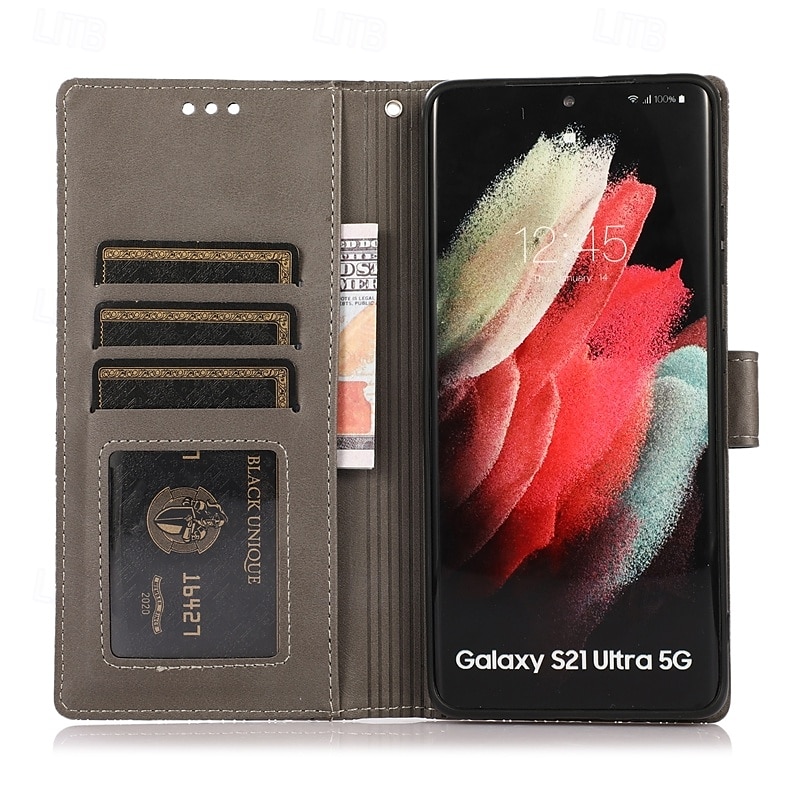 2025年 電話 ケース 用途 S24 S23 S22 S21 Ultra Plus S21 FE A55 A35 A25 A15 5G A54 A34 A14 A72 A52 A42 A32 A22 A12 A02 A71 A51 A31 S20プラス S20ウルトラ S20 A53 A33 A23 A13 フリップカバー スタンド付き リストストラップ付き カード挿入口 レトロ風 TPU PUレザー コレクション – $14.99 –P15