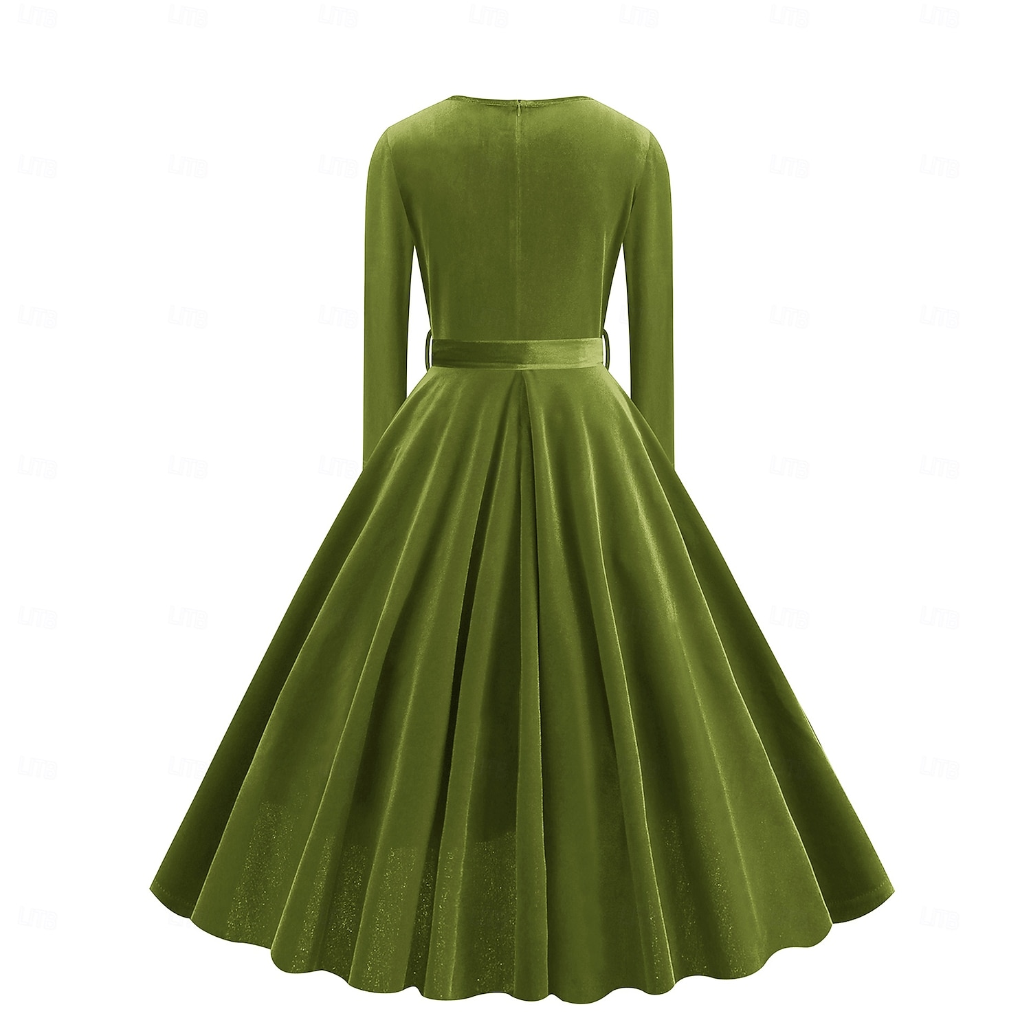 Retro Vintage 1950s Cocktail Dress Vintage Dress Dress Women's A-Line Round  Neck Carnival Casual Daily Dress 2026 - GBP 62