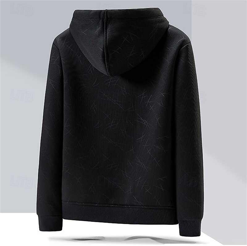 Homens Jaqueta de Inverno Casaco de lã Acolchoado Casaco com capuz Zip Up Bolsos Poliéster Forro de Lã Roupa Diária Encontro Férias Padrão Moda Casual Confortável Térmico / Quente Outono & inverno de 2025 por $39.99 –P5