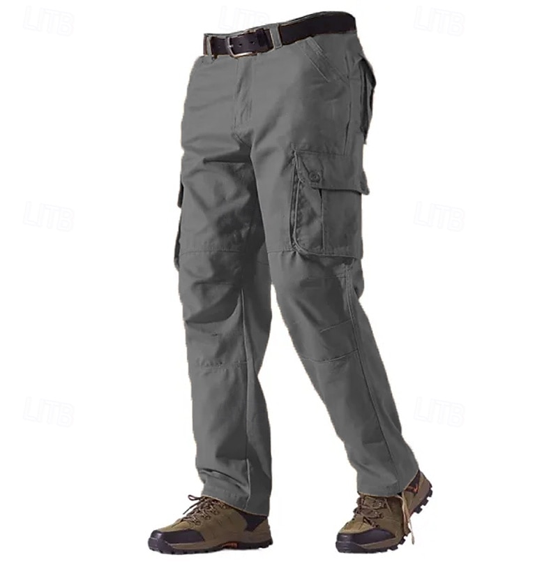 Herren Outdoorhosen Cargohosen Wanderhosen Militär Frühling Herbst Außen Normale Passform Wasserdicht Schnelltrocknend Atmungsaktiv Hosen Armee-Gelb Schwarz Baumwolle Jagd Klettern Camping / Wandern 2026 - $36.99 –P5