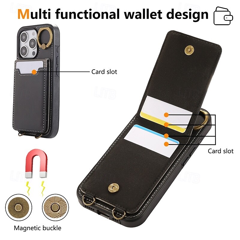 telefoon hoesje Voor iPhone 16 Pro Max Plus iPhone 15 Pro Max Plus iPhone 14 13 12 11 Pro Max Plus iPhone 14 Pro Max iPhone 13 12 11 Pro Max Achterkant met standaard Ringhouder met polsband Retro TPU 2025 - $20.99 –P11