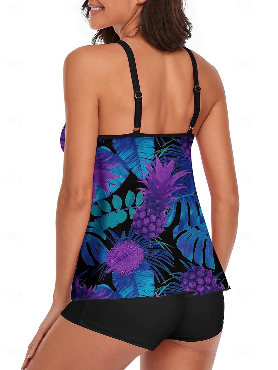 Femme Maillots de Bain Tankini Maillot de bain Tropique Tropical Sans Manches Maillots de bain de 2025 ? $36.99 –P2