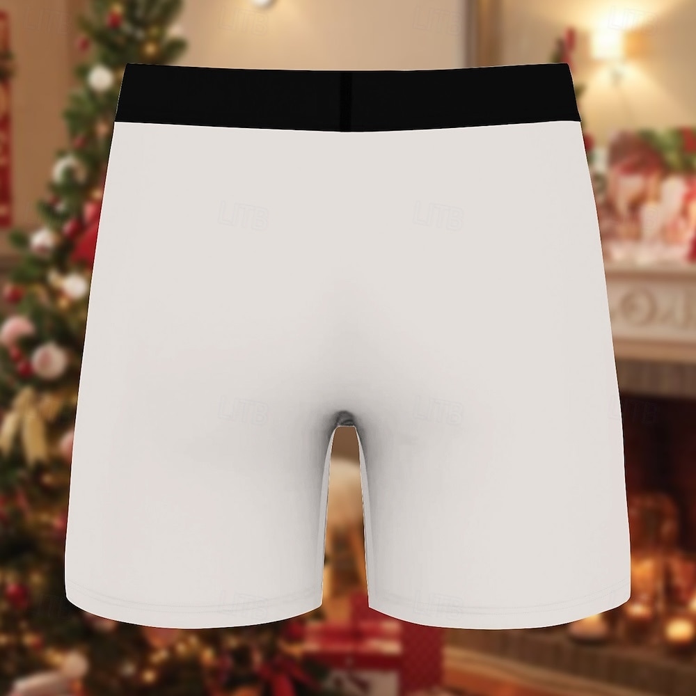 jultomten Julpyjamas Boxerkalsonger Underkläder julklapp Herr Rolig Jul Mönster Vuxen Jul Nyår julafton Jul Fest 2025 - $15.49 –P3