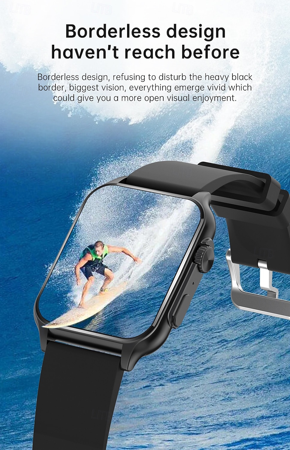 iMosi KT64 Smart Watch 1.96 inch Smartwatch Fitness Running Watch Bluetooth Pedometer Call Reminder Sleep Tracker Compatible with Android iOS Women Men Hands-Free Calls Waterproof Media Control IP 67 2025 - $42.99 –P2