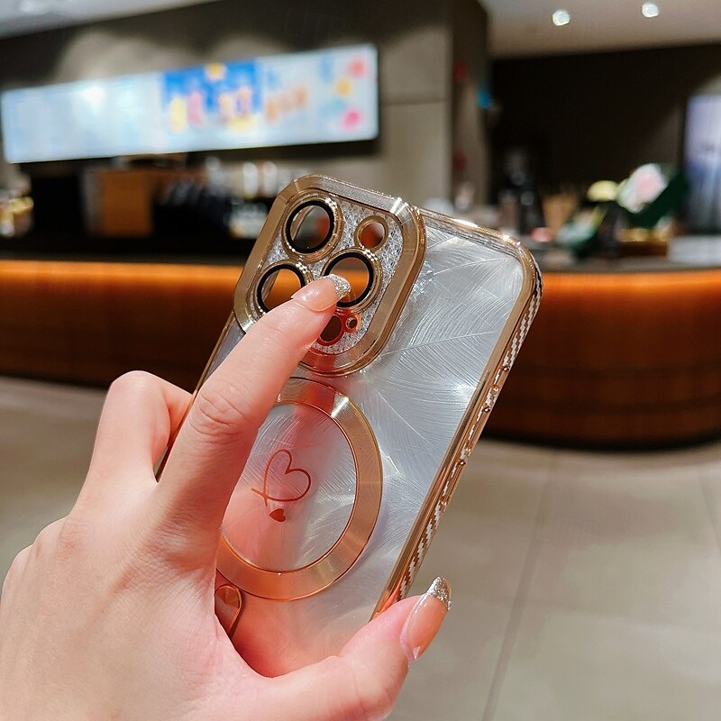 2025年 電話 ケース 用途 iPhone 16 Pro Max プラス iPhone 15 プロマックスプラス iPhone 14 13 12 11 Pro Max Plus iPhone 14 Pro Max iPhone 13 12 11 Pro Max バックカバー 磁石バックル ワイヤレス充電をサポート リストストラップ付き レトロ風 TPU アクリル コレクション – $17.99 –P12