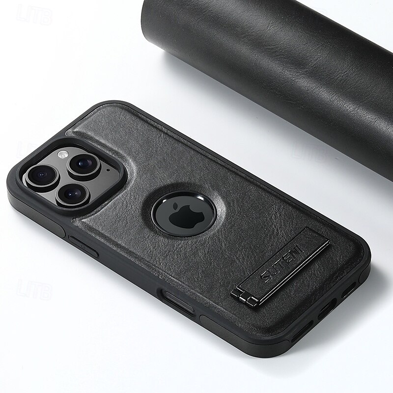 2025年 電話 ケース 用途 iPhone 16 Pro Max プラス iPhone 15 プロマックスプラス iPhone 14 13 12 Pro Max Plus iPhone 14 Pro Max iPhone 13 12 Pro Max バックカバー スタンド付き 磁石バックル ワイヤレス充電をサポート レトロ風 TPU PC PUレザー  コレクション – $22.99 –P8
