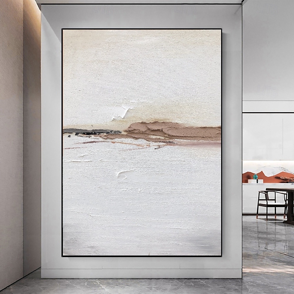 Wabi sabi artwork handmade Wall Art White Beige Abstract Painting on Canvas A Pair Beige Texture gold painting handpainted Wall Art Neutral Abstract painting Wall Art Boho Wal Decor 2025 - $116.99 –P7