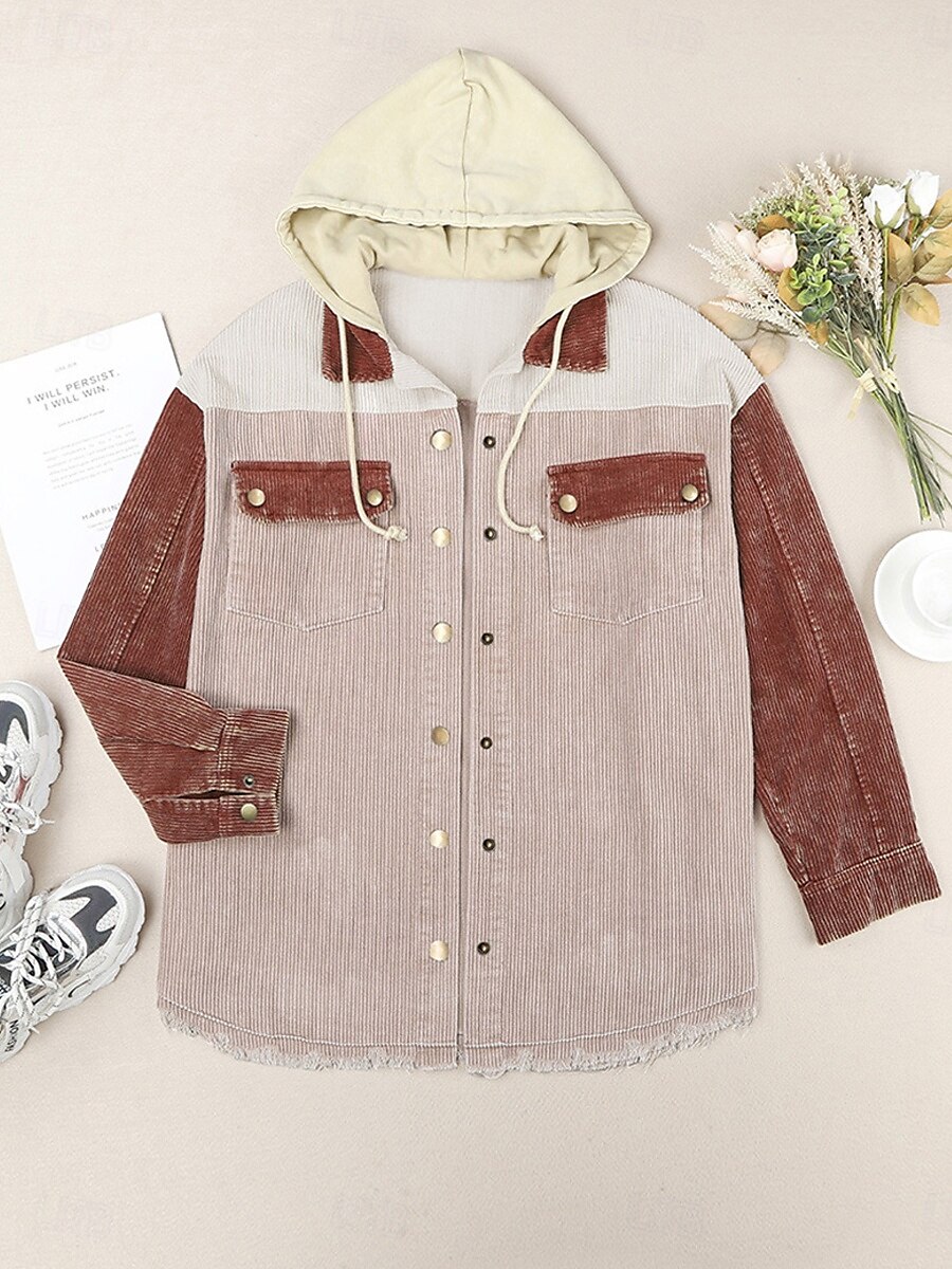 Veste décontractée Femme Extérieur Plein Air Usage quotidien mode Décontractées Avec poches Normal Manteau Rose Claire Bleu Vert Automne Hiver Boutonnage Simple Col rabattu Standard S M L XL 2XL de 2025 ? $83.99 –P7