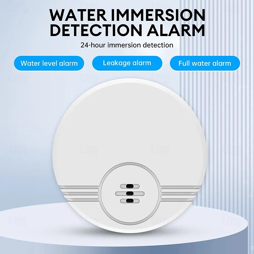 2025年 水位アラーム、プローブ付き、水漏れセンサー検出器、オーバーフローセキュリティシステム、水槽、キッチン、バスルーム用、130db  コレクション – $15.99 –P1