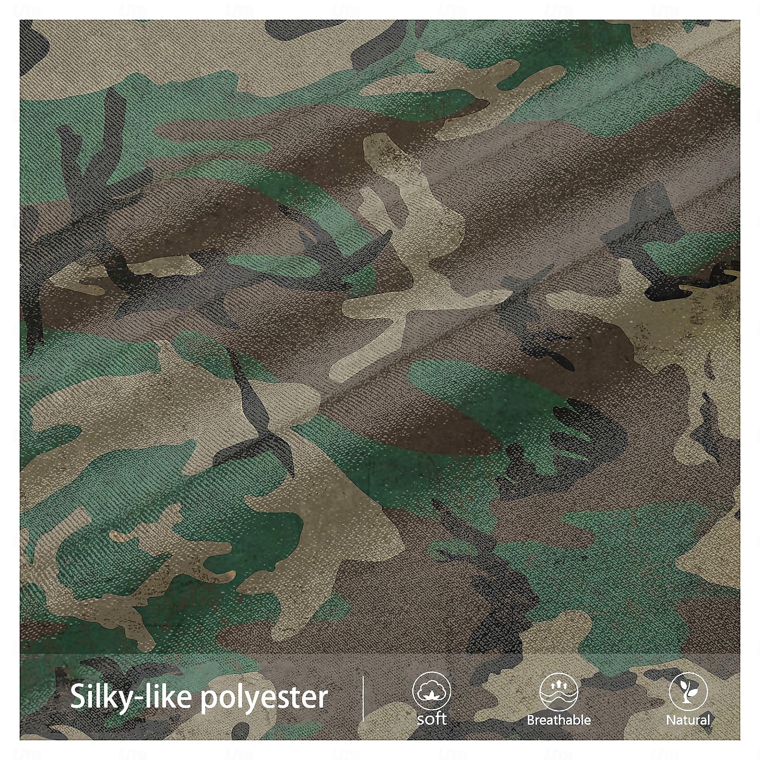 Herr Kamouflage Joggingbyxor Joggare Byxor Medium Midja Dragsko Elastisk midja Vintage Ledigt Utomhus Gata Ficka Vår Höst Vinter 3D-tryck Armégrön 2025 - $29.99 –P3