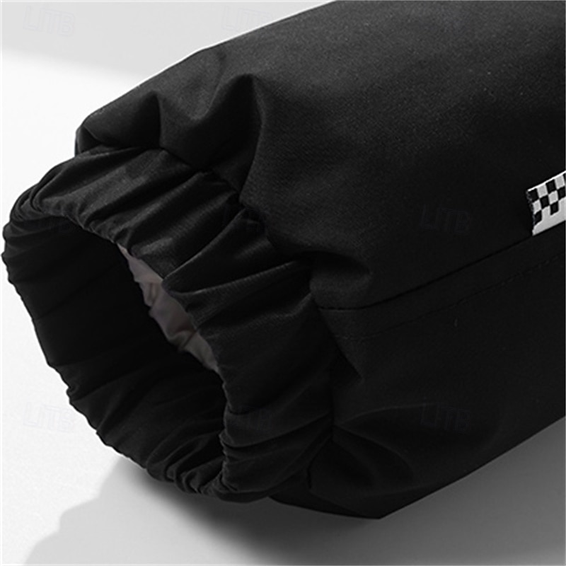 Men's Puffer Jacket Quilted Jacket Padded Jacket Pocket Polyster Fleece lined Daily Wear Date Vacation Regular Fashion Casual Comfortable Thermal Warm Fall & Winter Solid / Plain Color Black Green 2025 - $51.99 –P5