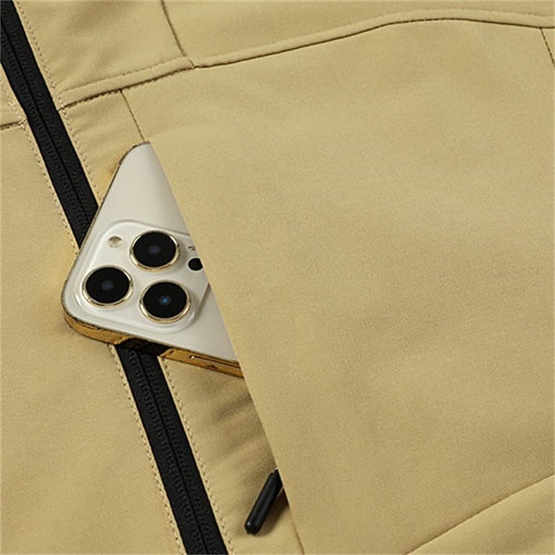 Voor heren Hardloopshirt Lange mouw T-shirt Casual Sportkleding Herfst Thermisch Warm Winddicht Ademend Sportschooltraining Hardlopen Wandelen Sportkleding Sportkleding Effen Zwart Groen Khaki 2025 - $51.99 –P12