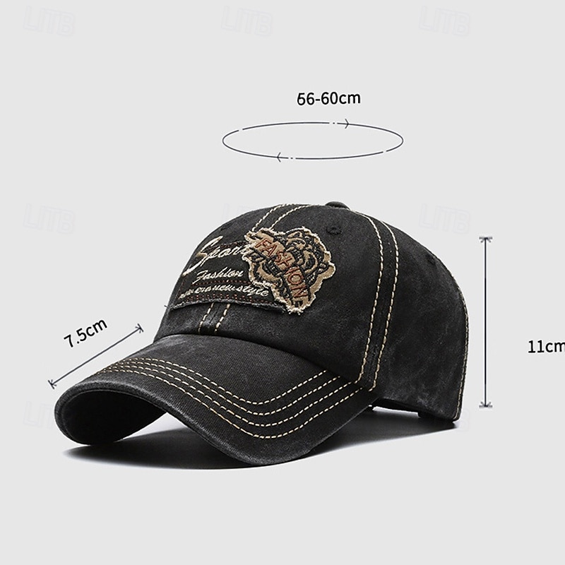 Voor heren Baseballpet Zonnehoed Cowboyhoed Zwart Rood Katoen Vintagestijl Modieus Dagelijks Thema feest Citaten & Gezegdes Zonbescherming 2026 - $8.49 –P11