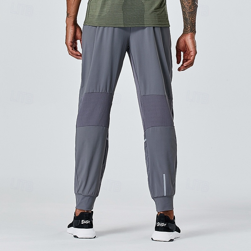 Bărbați Pantaloni Sport Παντελόνια Τρεξίματος Pantaloni de Alergat Cordon Curea elastică Buzunar cu Fermoar Pantaloni Interior În aer liber Sporturi & Exterior Primăvară Toamnă Uscare rapidă Ușor 2026 - $28.99 –P6