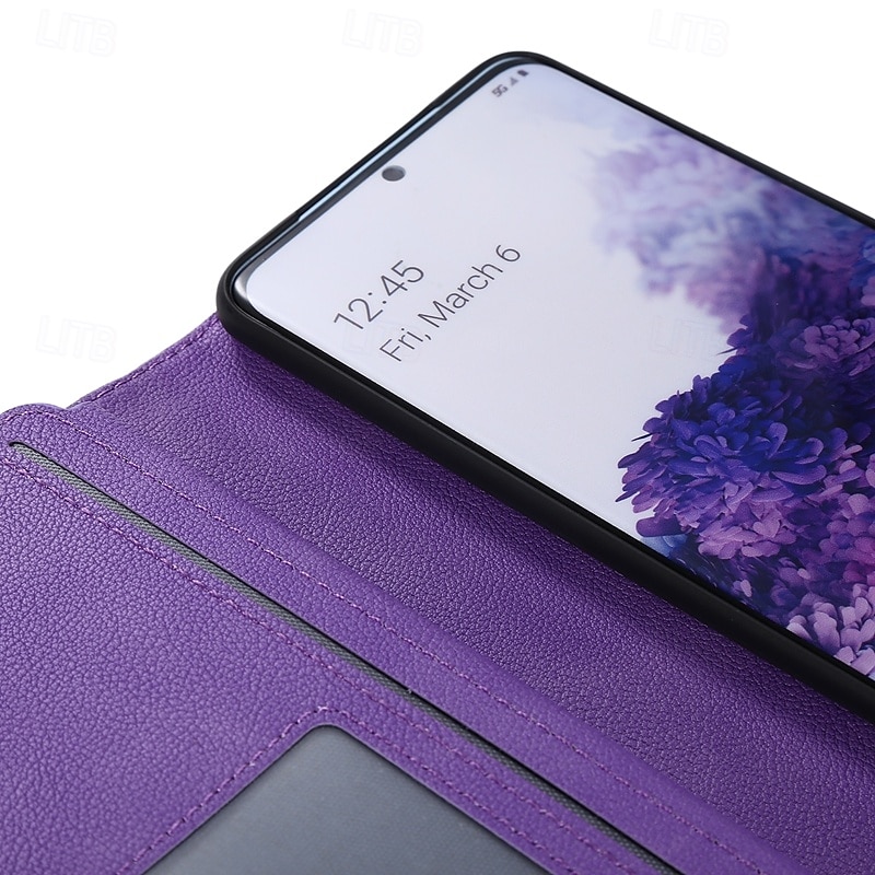 τηλέφωνο tok Για S21 FE S21 S21 Ultra Plus Α72 S20 Plus S20 Ultra S20 A12 A32 A52 Πίσω Κάλυμμα με βάση στήριξης με λουράκι καρπού Υποδοχή κάρτας Ρετρό TPU PU δέρμα 2025 - $22.99 –P10