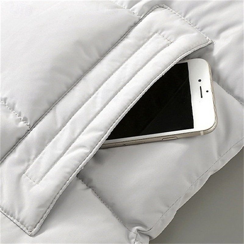 Per uomo Gilet imbottito Gilet con cappuccio Imbottito Gilet Gilet trapuntato Giornaliero Appuntamento Da mare Di tendenza Informale Autunno inverno Tasche Cappuccio staccabile Poliestere Tenere al del 2026 a $41.99 –P6