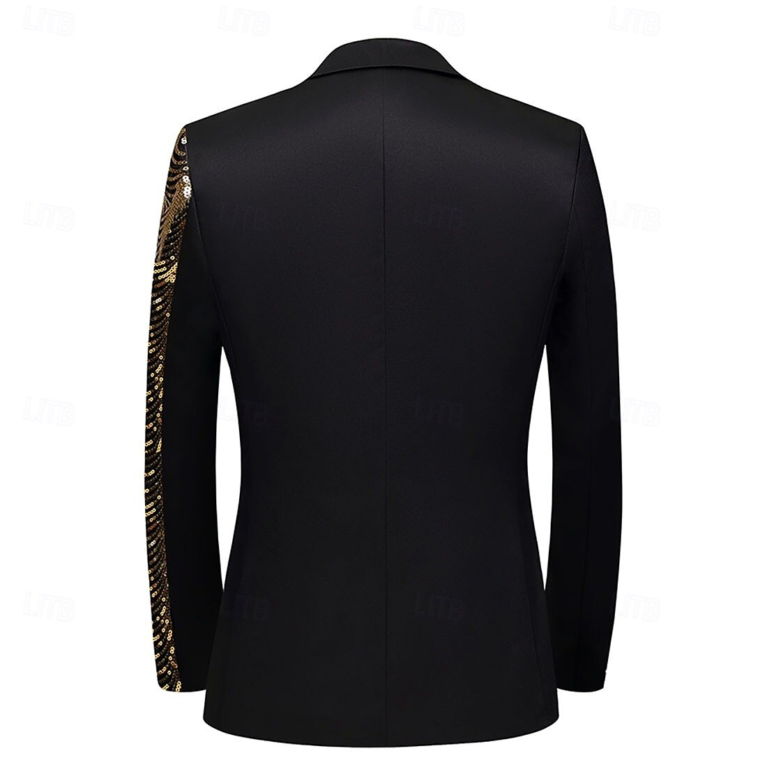 Men's Blazer Jacket Tuxedo Party Sparkle Striped Blazer Red Blue Gold Standard Fit Single Breasted One-button 2025 - $82.99 –P3