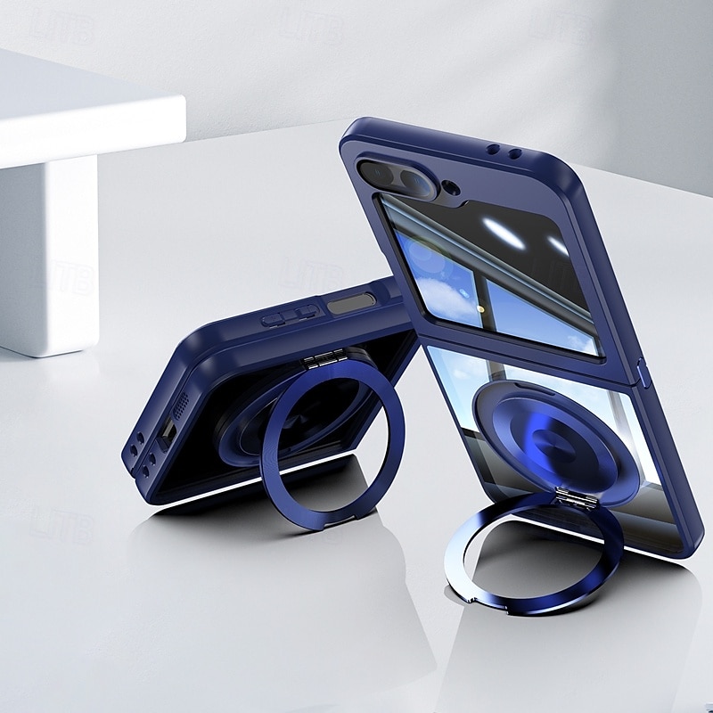 τηλέφωνο tok Για Z Flip 7 Z Flip 6 Z Flip 5 Πίσω Κάλυμμα με βάση στήριξης Ανθεκτική σε πτώσεις Ρετρό TPU PC 2025 - $17.99 –P4