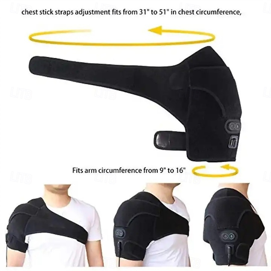 Hot shoulder shoulder USB three controllable temperature thermal shoulder physiotherapy hot compress heating cape 2025 - $23.99 –P4