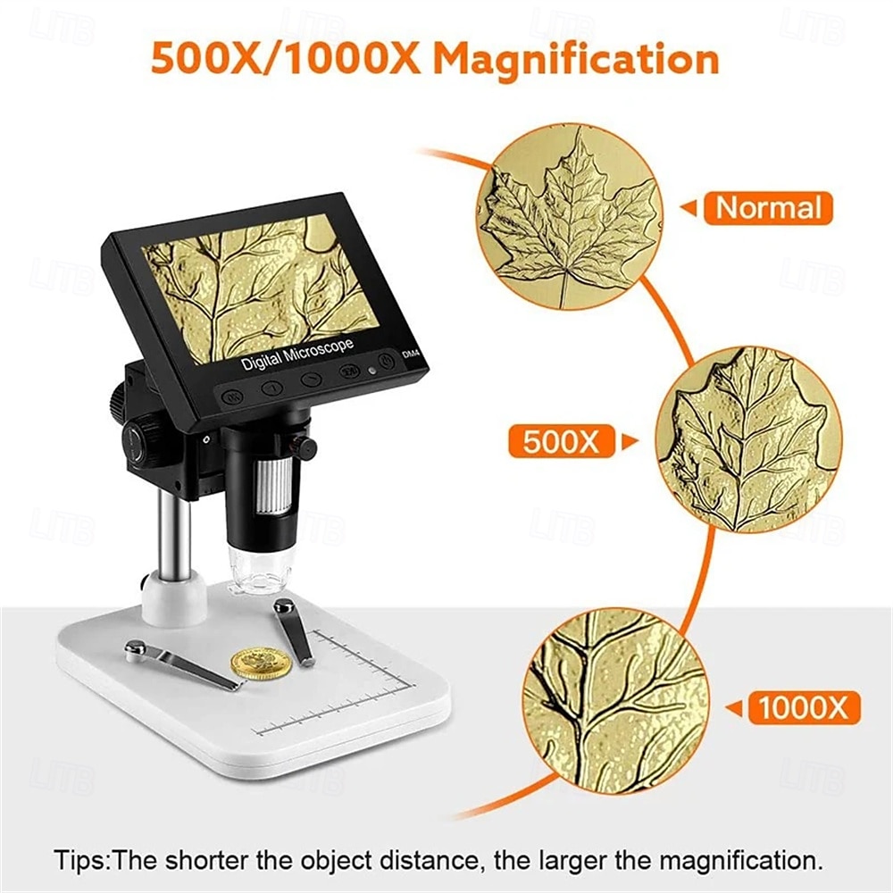 مجهر إلكتروني رقمي بشاشة عرض LCD مقاس 4.3 بوصة ومنفذ USB ومنظار داخلي بدقة 1000 × 2 ميجابكسل مع حامل 8 مصابيح LED لإصلاح اللحام 2025 - $92.99 –P5