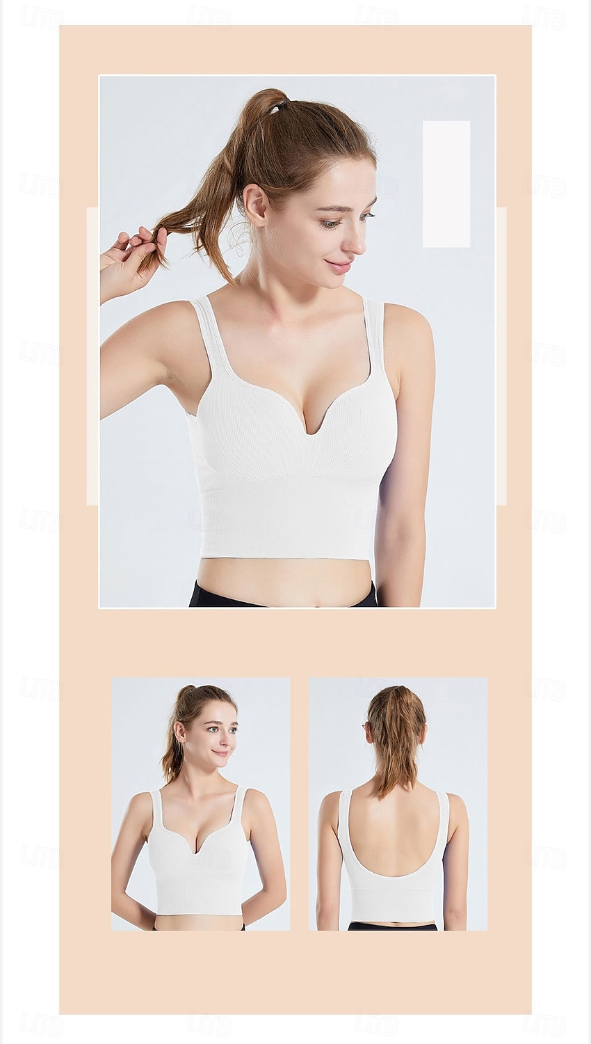 Women's Sexy Girls Sports High Strength Soft Push Up Sexy Workout Sports Bra Fitness Workout Women Yoga Sports Set 2026 - $8.99 –P7