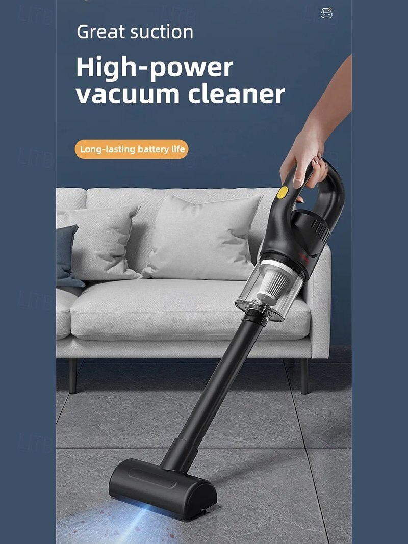 Wireless Charging Vacuum Cleaner Portable Household Car Use Strong Suction High Power Vacuum Cleaner 2025 - $33.99 –P1