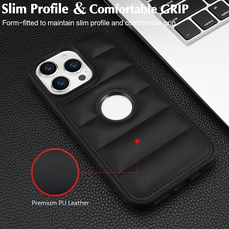 2025年 電話 ケース 用途 iPhone 16 Pro Max プラス iPhone 15 プロマックスプラス iPhone 14 13 12 11 Pro Max Plus Mini iPhone 14 Pro Max iPhone 13 12 11 Pro Max バックカバー 耐衝撃 レトロ風 TPU PUレザー  コレクション – $16.99 –P5