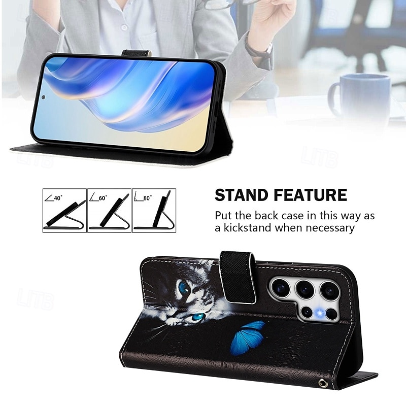 телефон Кейс для Назначение SSamsung Galaxy S24 Ultra Plus S23 S22 S21 S20 Ultra Plus FE А55 А35 А25 А15 5Г A54 A34 A14 A73 A53 A33 A23 A13 A72 A52 A32 A22 A12 S25 Ультра Кошелек для карт 2025 - $15.99 –P20