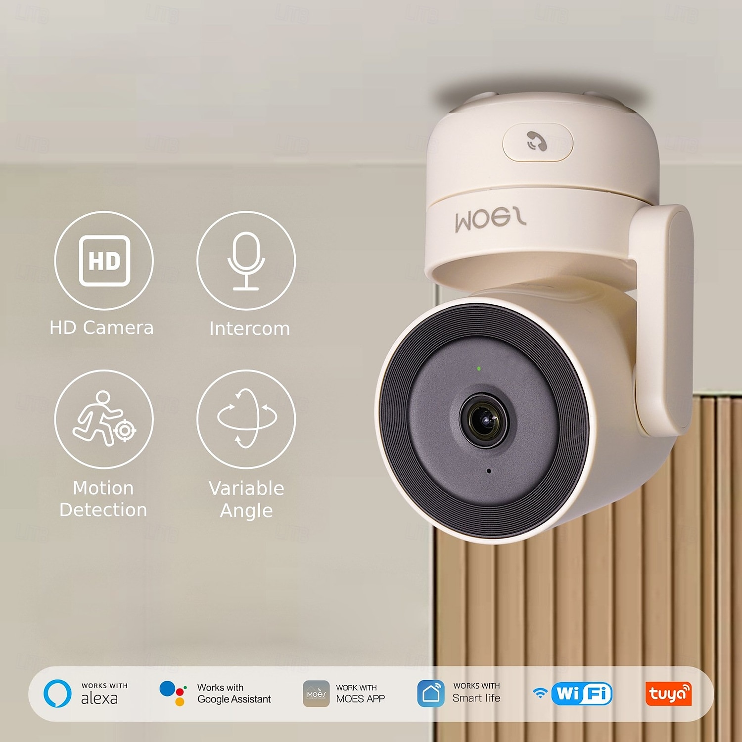 Tuya 4MP WiFi PTZ Cameras Smart Home Motion Monitor IR Night Vision Two-way Intercom Home CCTV Surveillance Monitoring Cameras 2025 - $63.99 –P1