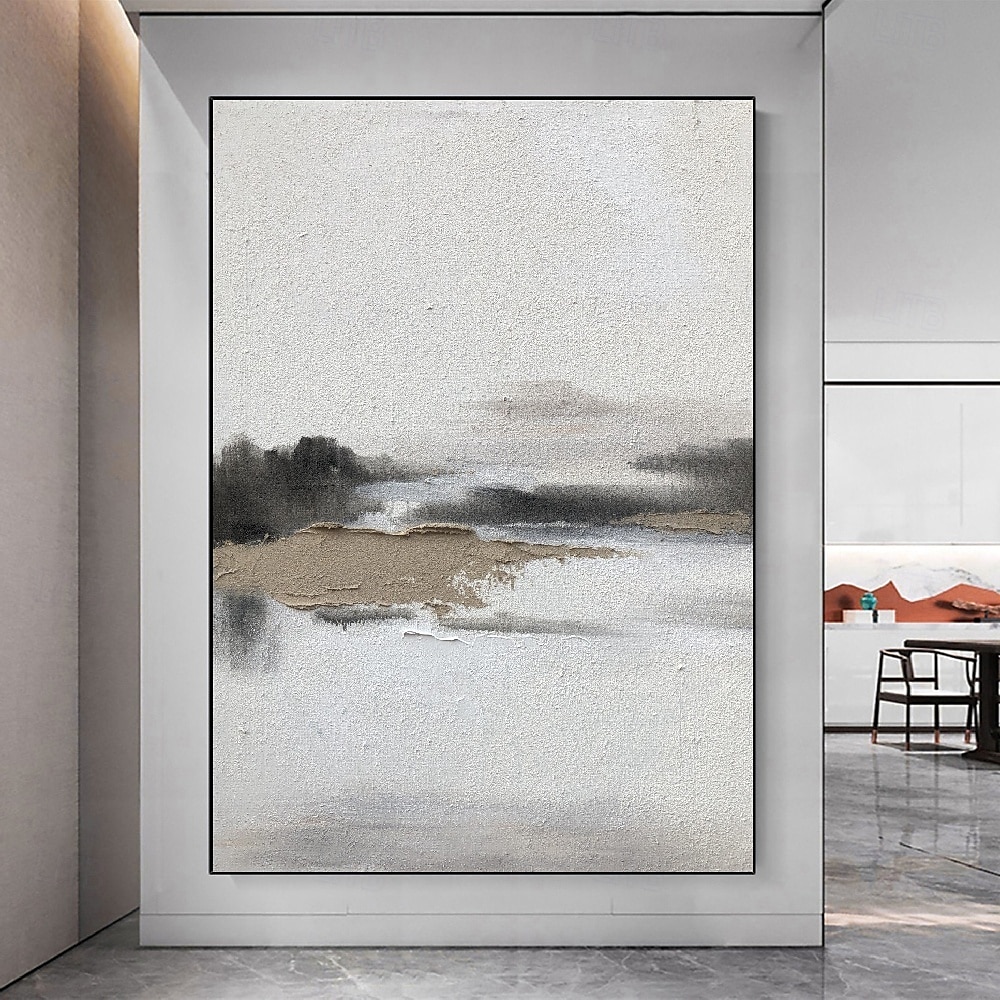 2025年 手描きのわびさびアートワーク絵画壁アート油絵キャンバスに手作りベージュ抽象画一組ベージュテクスチャ壁アートニュートラル抽象壁アートボヘミアンウォールデコレーション  コレクション – $108.99 –P2