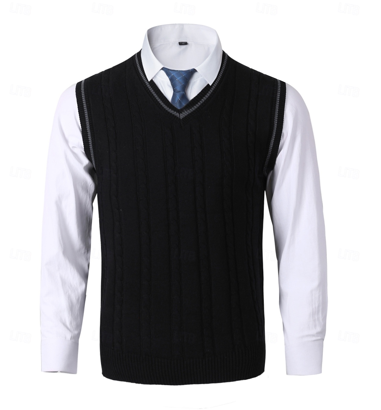 Homme Pull Gilet Pull Robe pull Gilet Pull en tricot A côtes Tricot torsadé Tricoter Normal Tricoté Plein Col V Mode Décontractées Usage quotidien Rendez-vous Vêtement Tenue Automne hiver Noir Blanche de 2025 ? $25.99 –P4