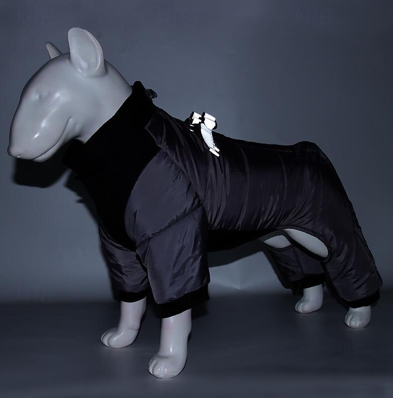 Dog Coat Jacket Puffer Jacket Winter with Harness Winter Reflective Windproof Warm Water-Resistant Outdoor Small Medium 2025 - $20.99 –P4